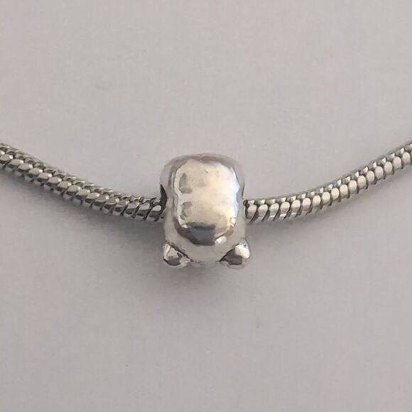 Silver Panda Charm for Pandora Style Bracelet - Picture 4 of 4